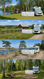 AirWall PRO™ – Smart popup vindskjerm