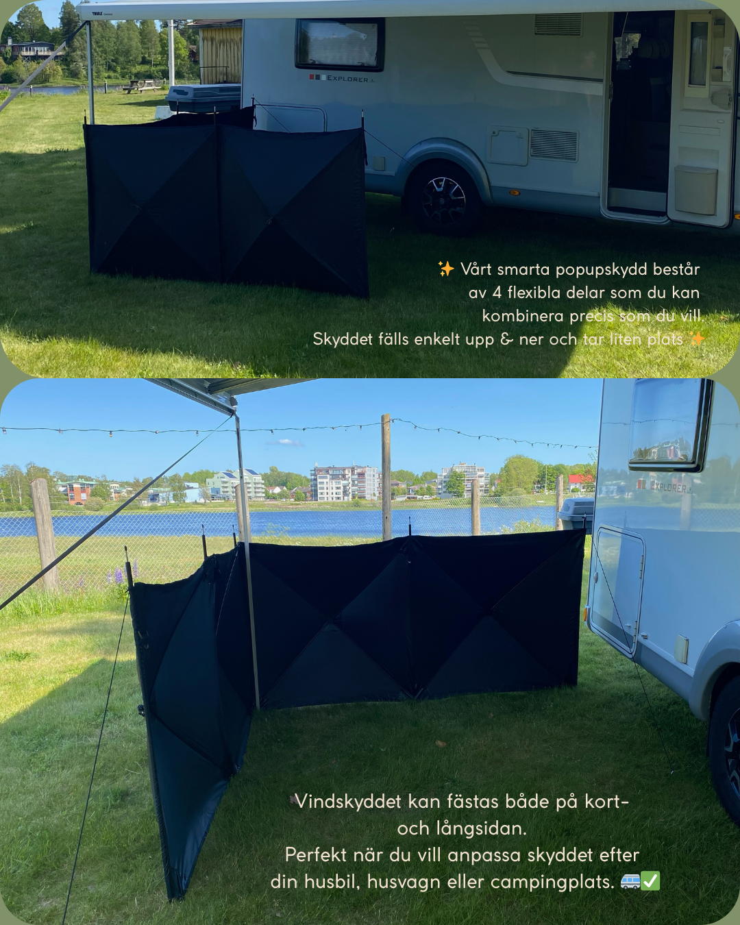 Smart popup levegg