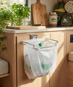 Holder for søppelsekk, håndkle, kjøkkentilbehør mm